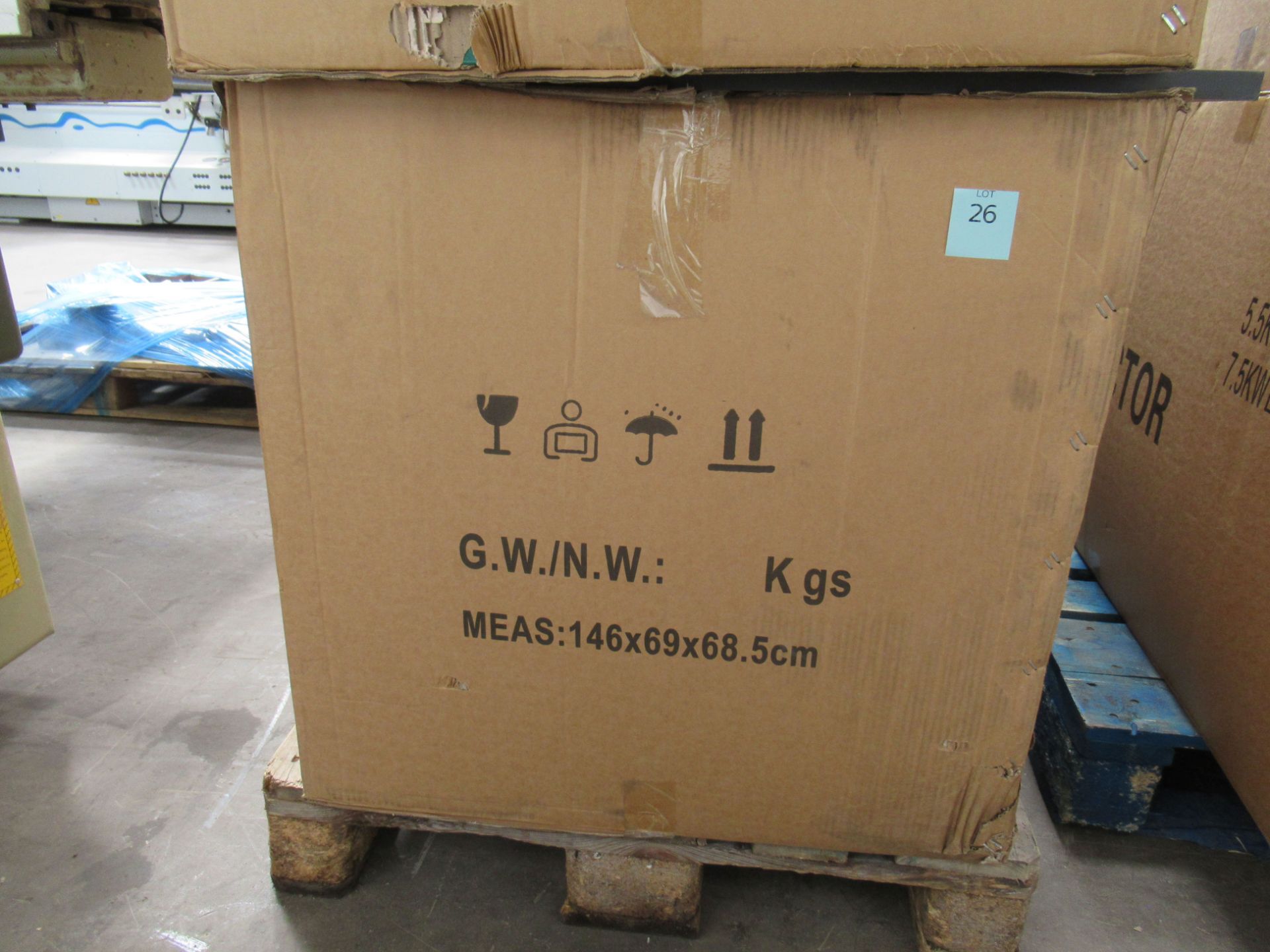 4kW Double Bag Dust Collector (boxed, unused).