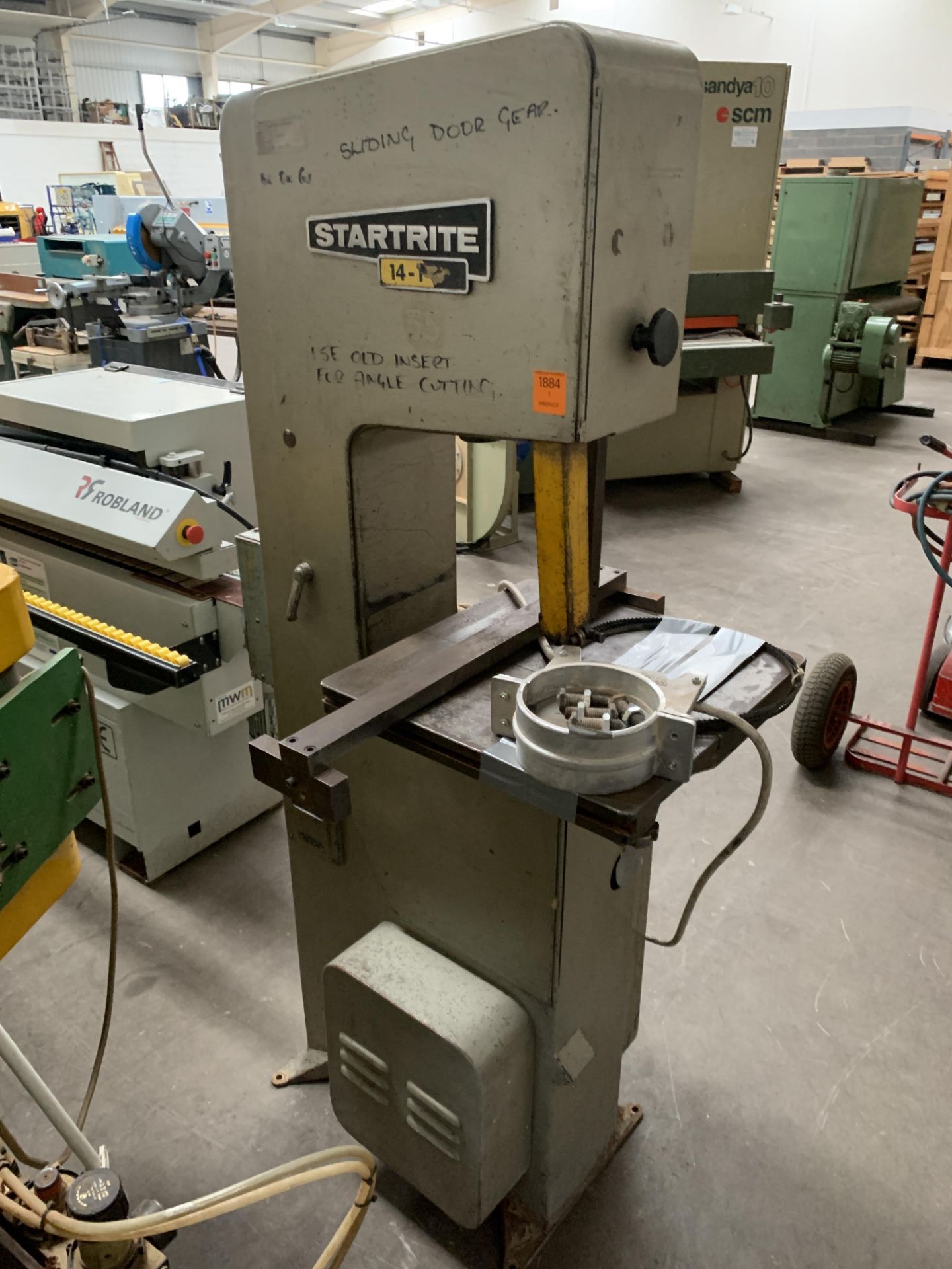 Startrite 14TI0 Vertical Bandsaw. - Image 4 of 5