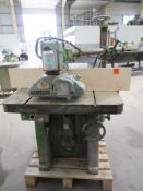 Wadkin Spindle Moulder (3ph) together with A Holz Her 3ph Roller Powered Feed.