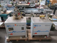 Brandt F10/100 Top and Bottom Contour Edgebander and Brandt KTD 51 Contour Edgebander - both 3ph.