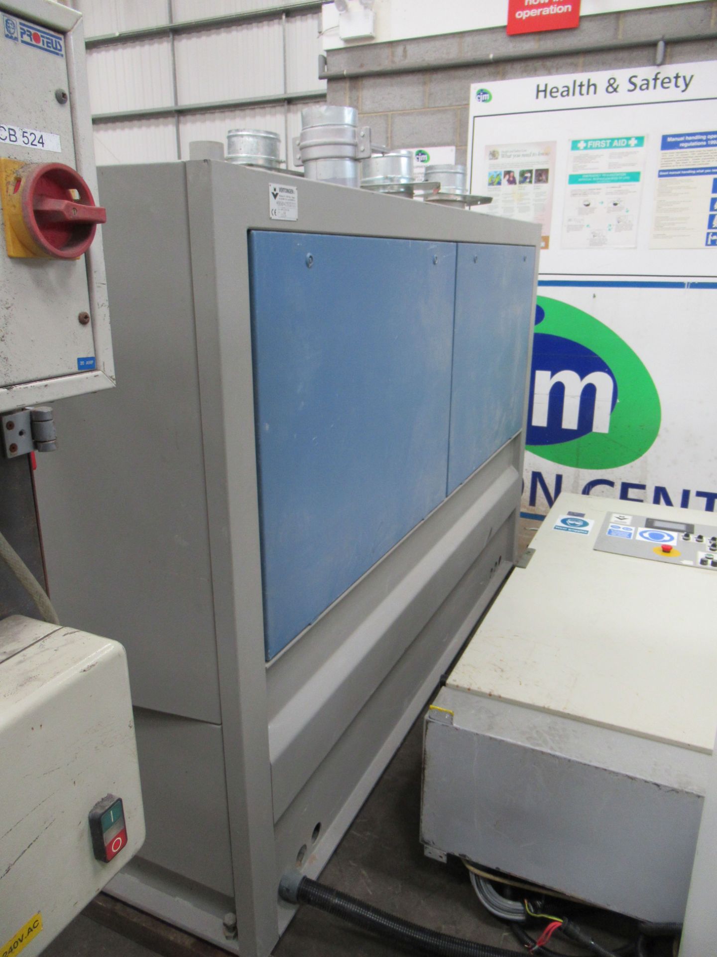 Vertongen Pentho4 Tenoning Machine together with a control panel. - Image 7 of 9