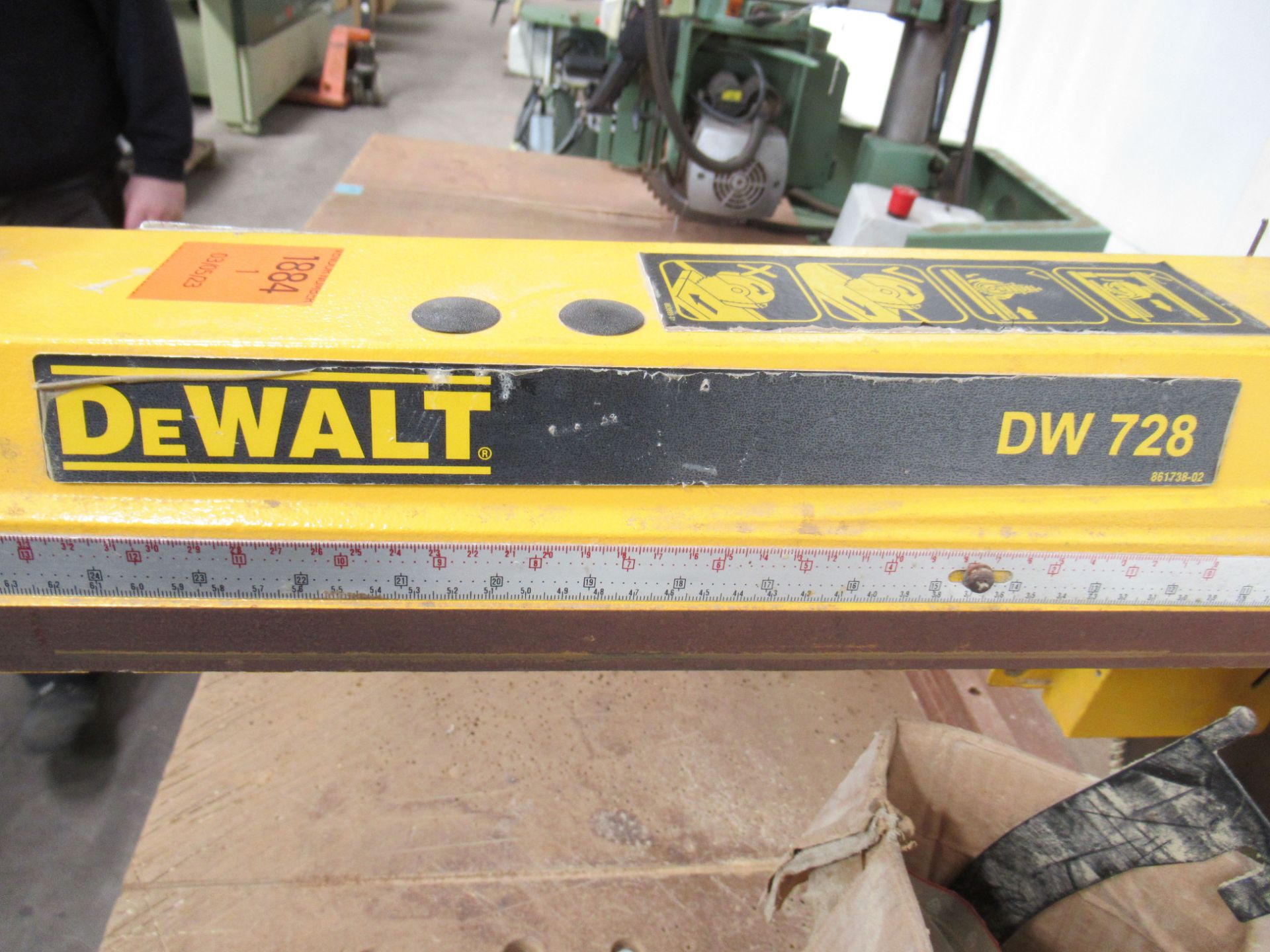 DeWalt DW728 Radial Arm Saw. 240V - Image 2 of 4