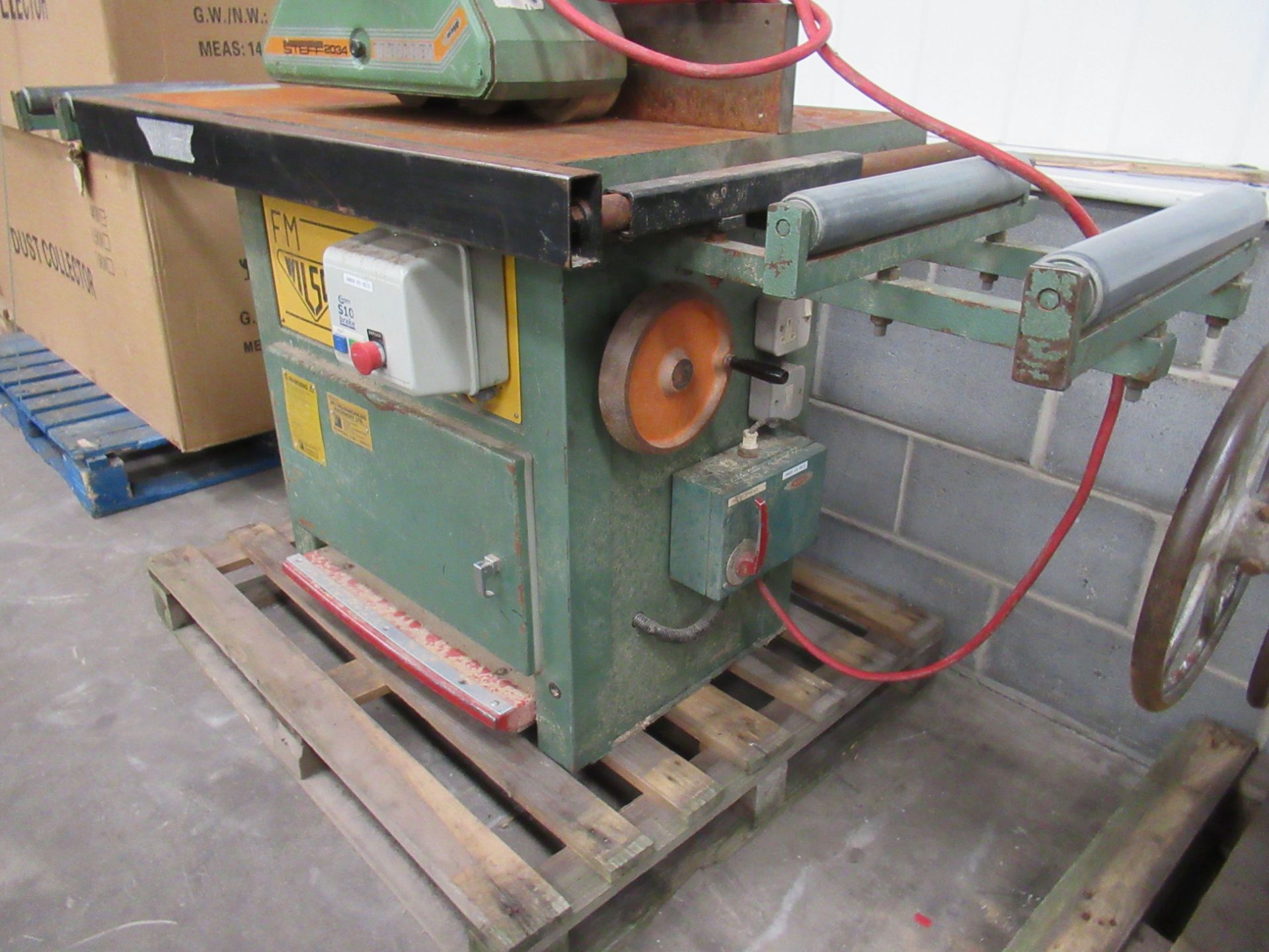 Wilson FM Spindle Moulder with STEFF 2054 Roller Powered Feed & Fabricated Rollers - 3ph - Image 6 of 6