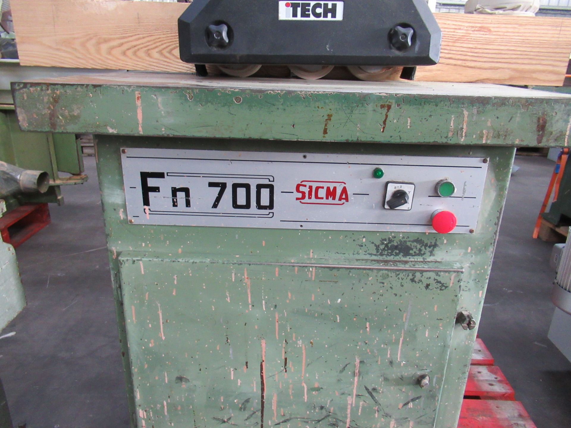 Sicma FN700 Spindle Moulder - 3ph - with iTech Powered Roller Feed - Image 2 of 6