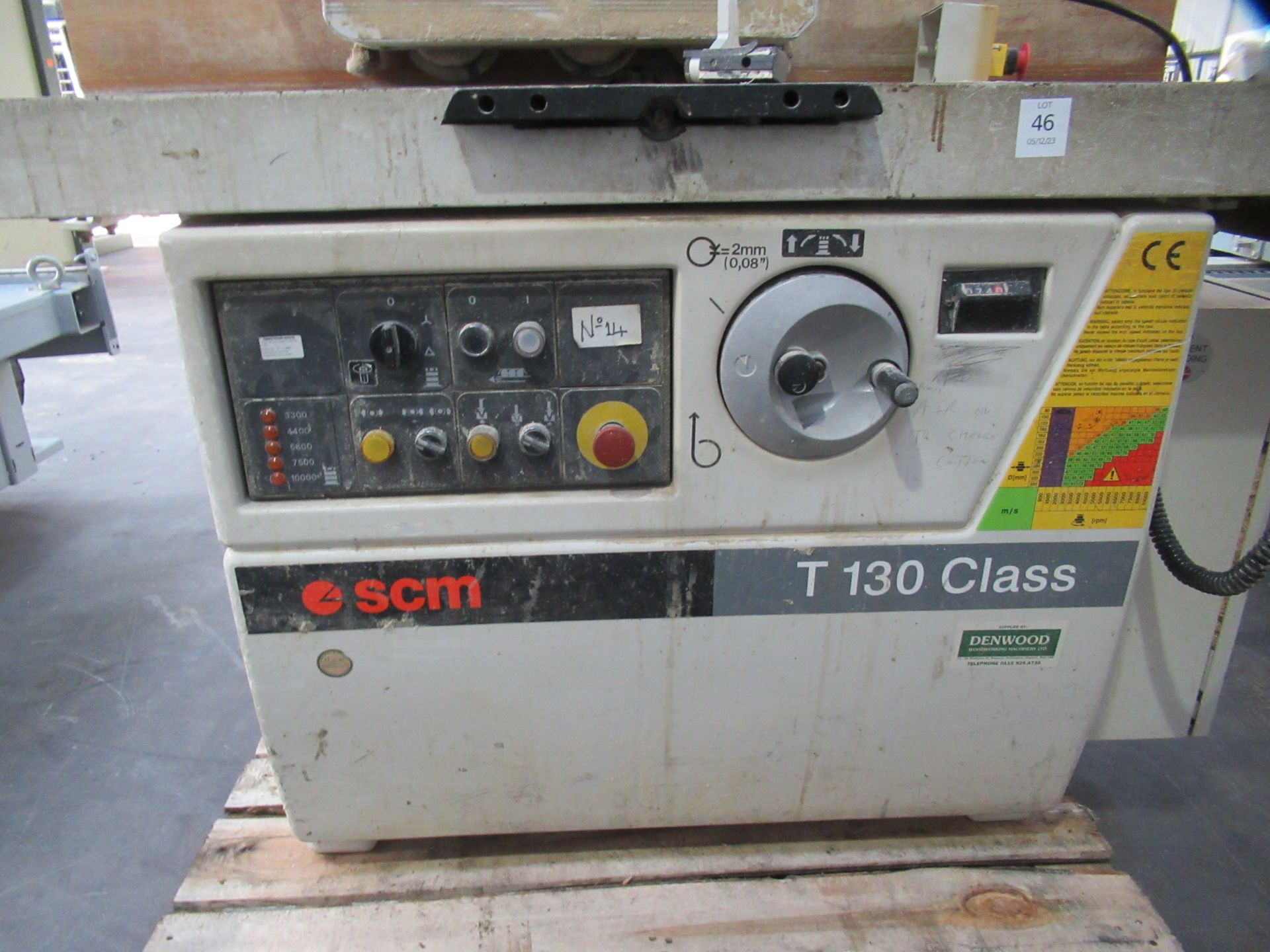 SCM T130 Class Spindle Moulder - 3ph - with Maggi Steff 2034 Powered Roller Feed - Image 4 of 9
