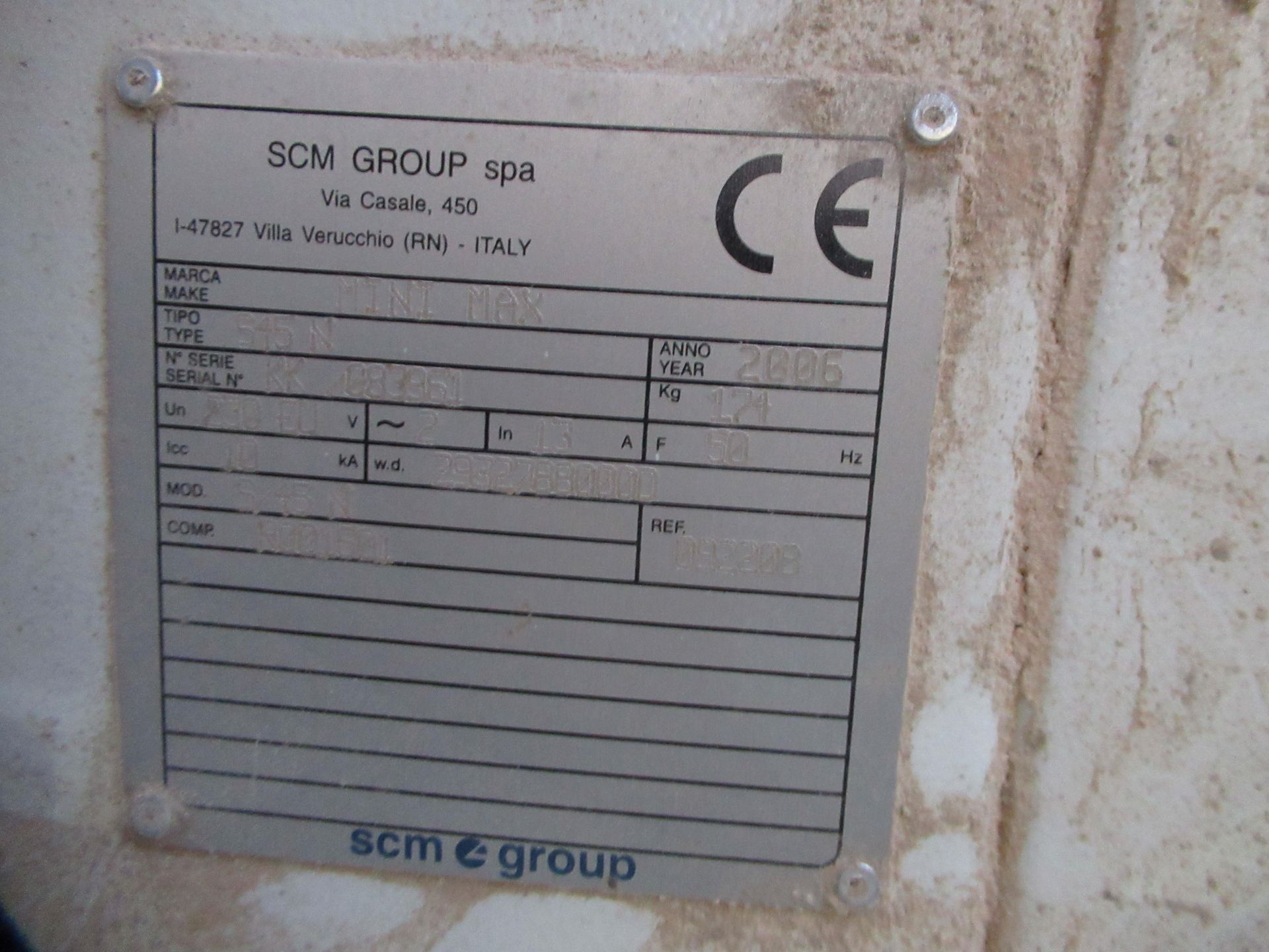 SCM Mini-Max S45N Vertical Bandsaw - 1ph - Image 3 of 4
