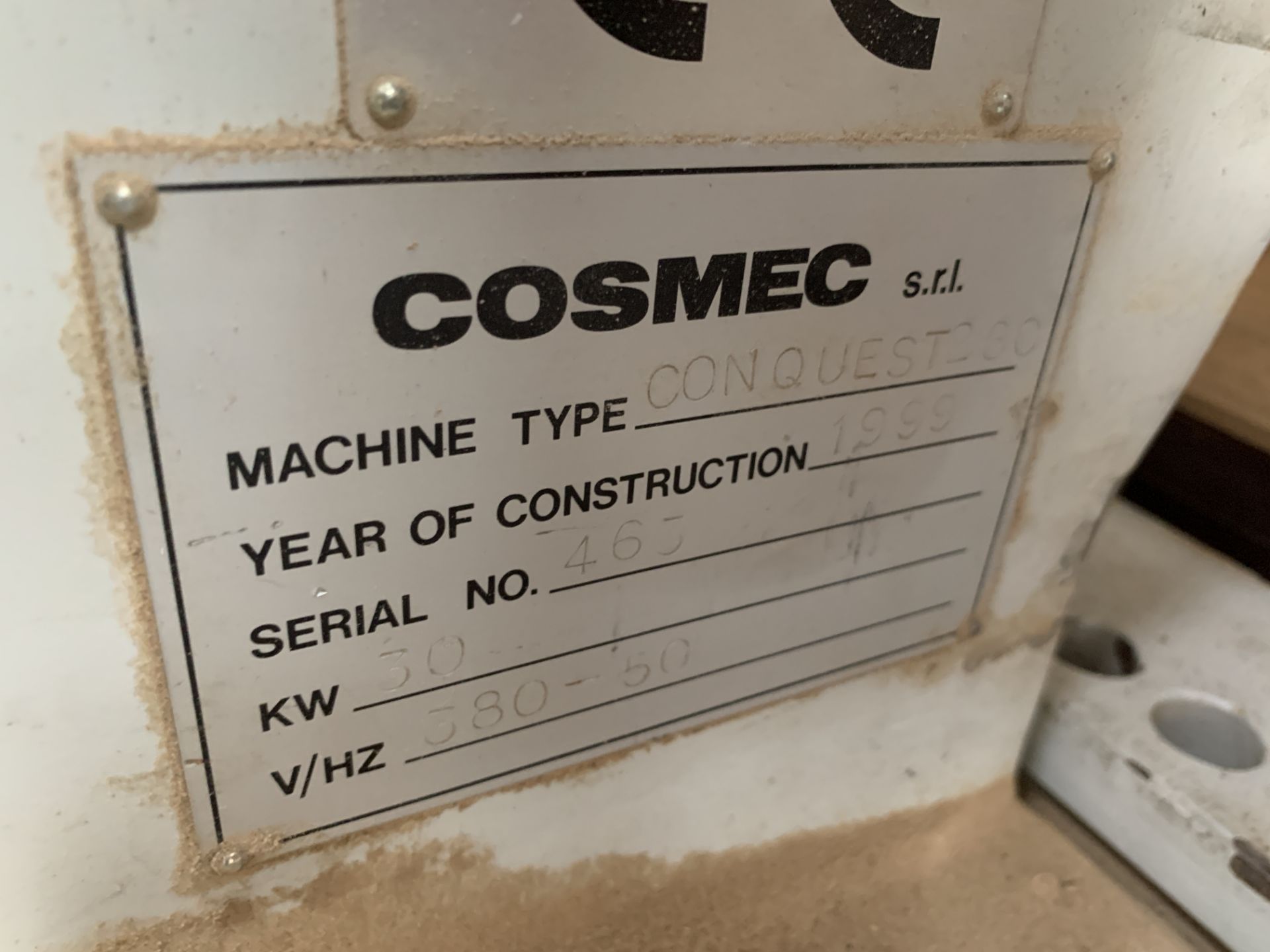 Cosmec Conquest 260 Multi-Axis CNC Machine. - Image 7 of 12