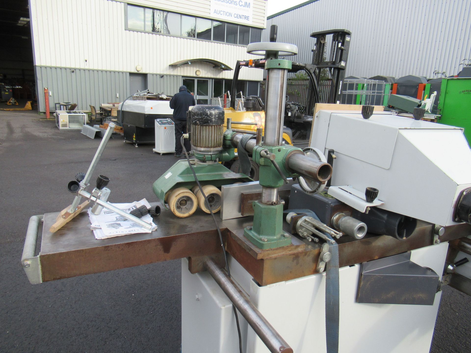 Robland T120P Spindle Moulder - 3ph - with a Smith 34 Roller Powered Feed - 3ph - Image 9 of 12