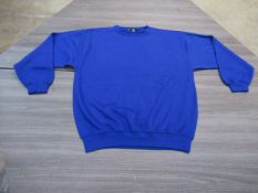 27x WorkBear XL Royal Blue sweatshirts