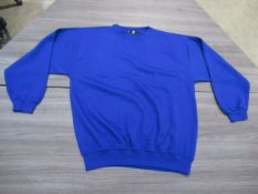 30x WorkBear XL Royal Blue sweatshirts