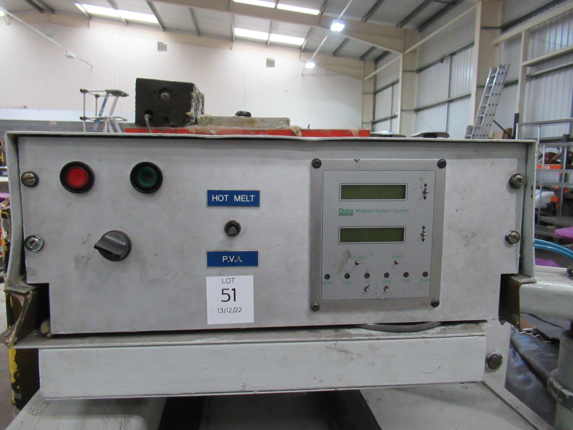 A Commercial Hot Melt/PVA Box Gluing Machine. - Image 14 of 20