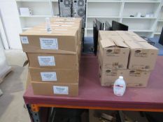 Approx. 1000x Snowden 50ml anti-bacterial hand gel & approx. 72x Diversey 500ml hand disinfectant ge