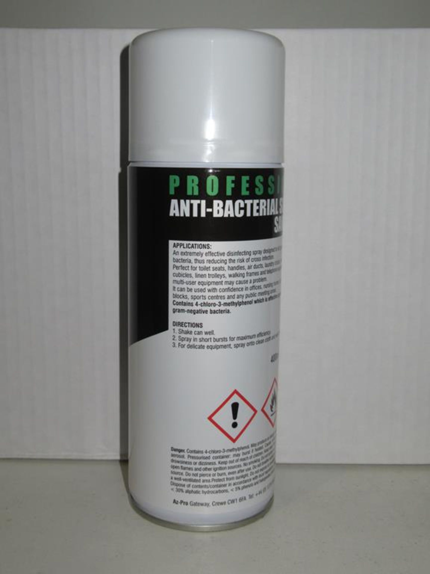 Approx 432x (36x boxes- 12x 500ml per box) AzPro Professional anti-bacterial surface sanitiser - Image 3 of 4