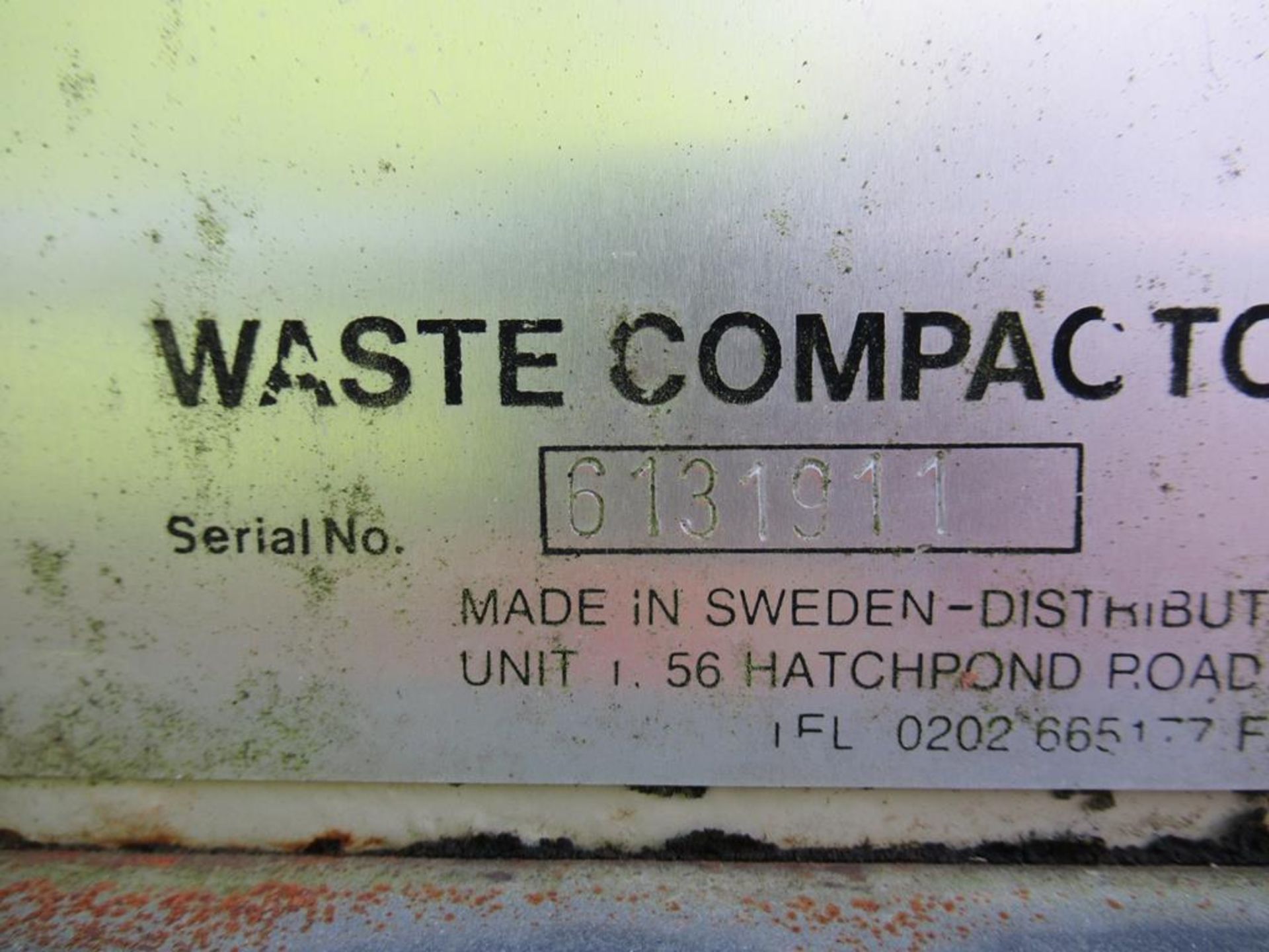 Orwak Waste Compactor Model 5030B - Image 5 of 5