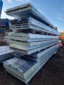 Approximately 50x insulated corrugated panels- two different sizes