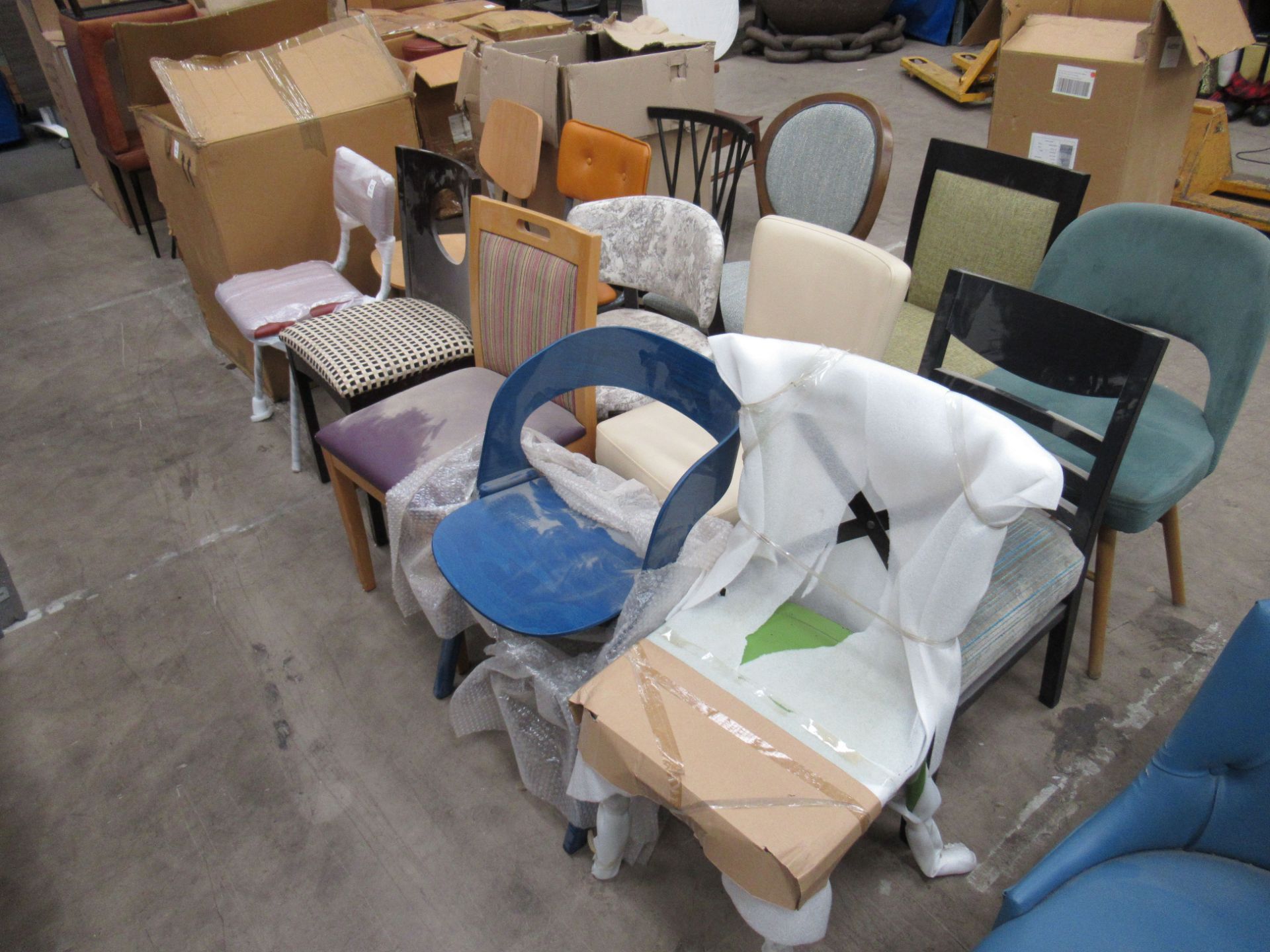14x Various Chairs - some may need reupholstering