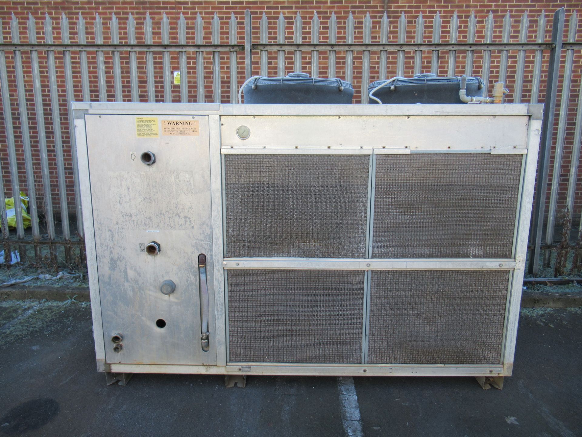 Rhoss industrial water chiller, model number CWA/EX57,66 kW cooling capacity