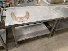 2-tier Stainless Steel Prep Table