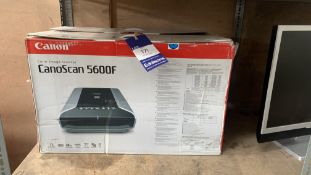 5x Canon Image Scanners (2x boxed) and a 22" Monitor