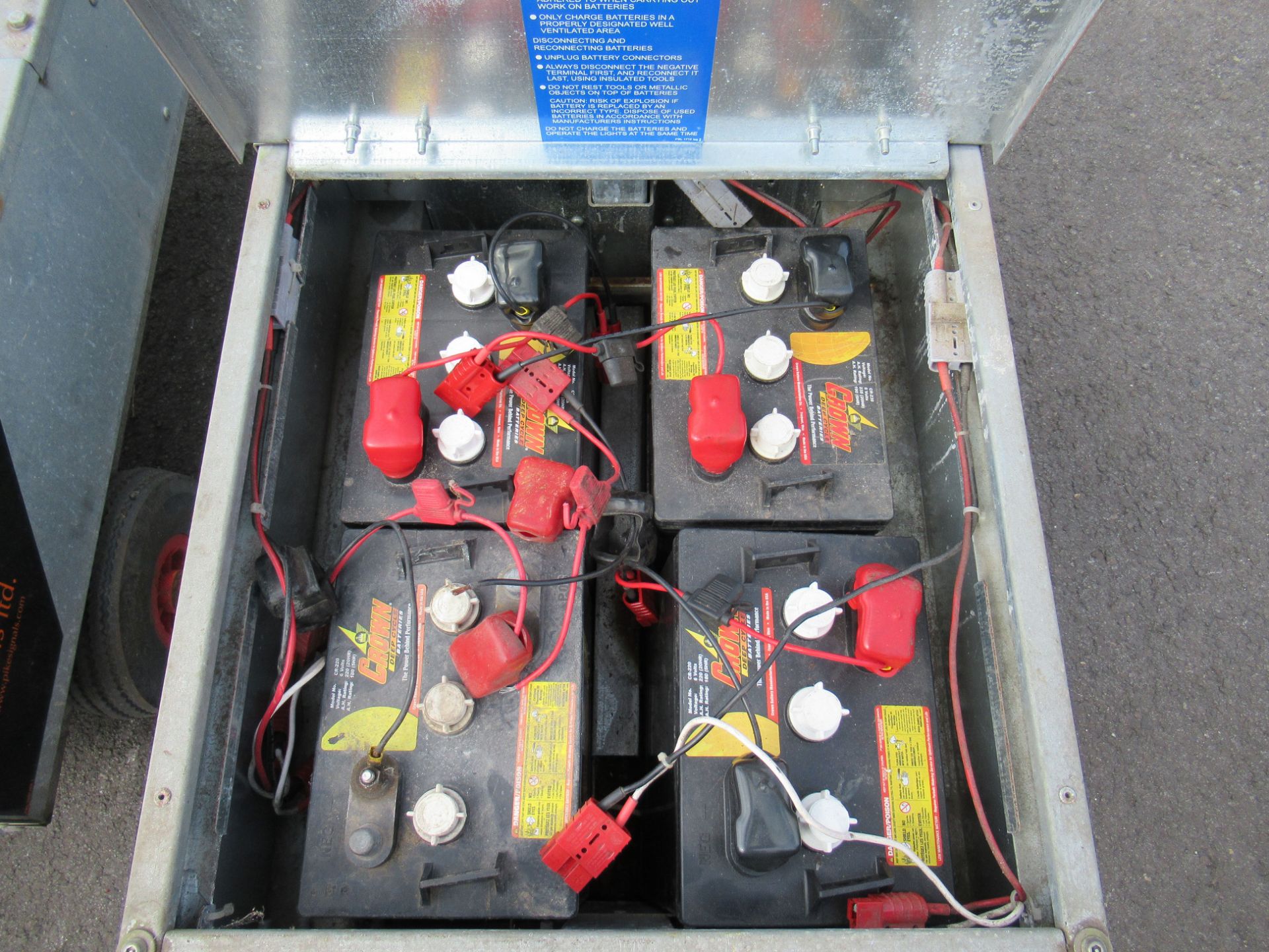 A Pair of Pike Signals Ltd "Vehicle" Battery Powered Portable Traffic Light Units - Image 6 of 7