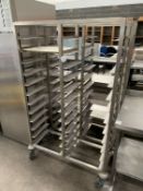 2x Stainless Steel Commercial Catering/Bakers Racks