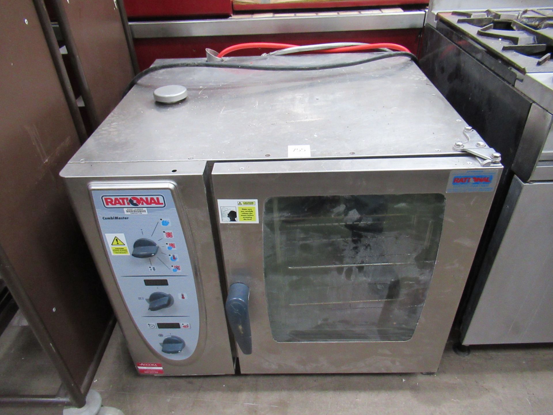 A Rational Combimaster Stainless steel oven.