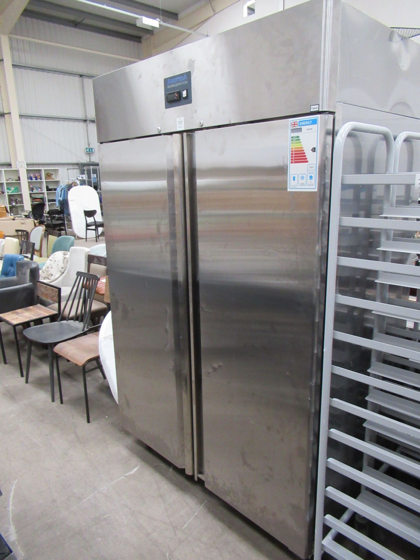 An Arctica Refrigeration stainless steel freezer - Image 2 of 4