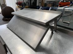 3x Stainless Steel Mountable Shelves with Splashback