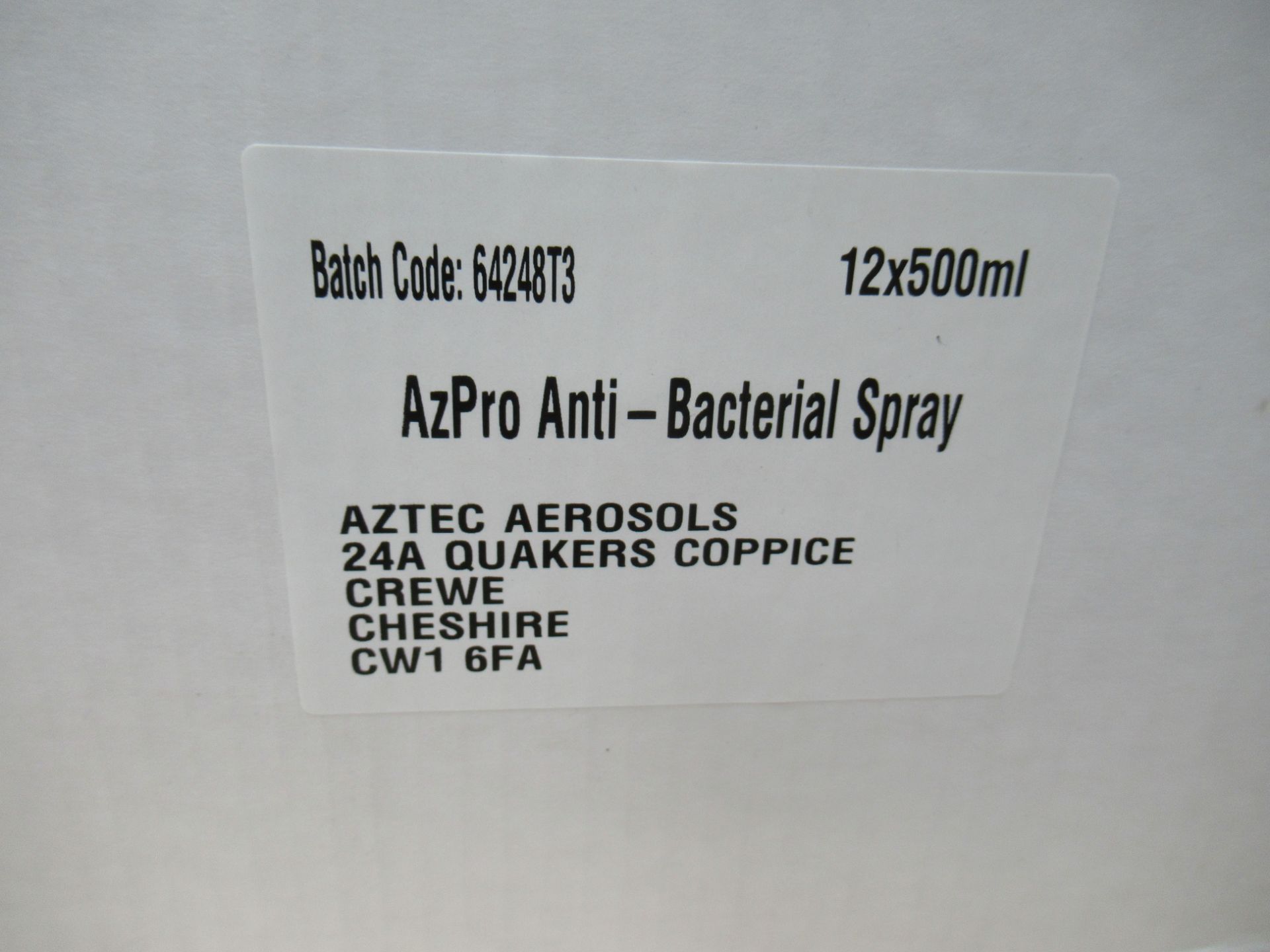 36x boxes of AzPro Anti-bacterial spray. - Image 2 of 3