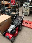 Einhell 18" Rotary Self Propelled Mower with Electric Start and Grass Box