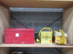 An Empty Tool Box and 2x 110V Splitter Boxes