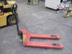 A 2500kg Pallet Truck. Please note there is a £5 Plus VAT Lift Out Fee on this lot