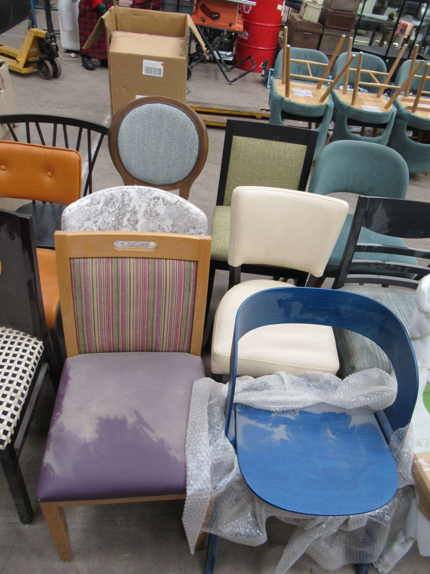 14x Various Chairs - some may need reupholstering - Image 4 of 5