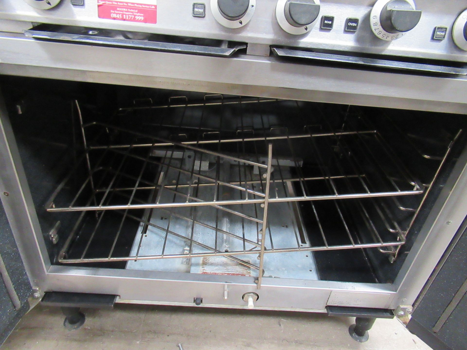 A Falcon Dominator MK2 commercial 6 burner stainless steel oven - Image 6 of 6