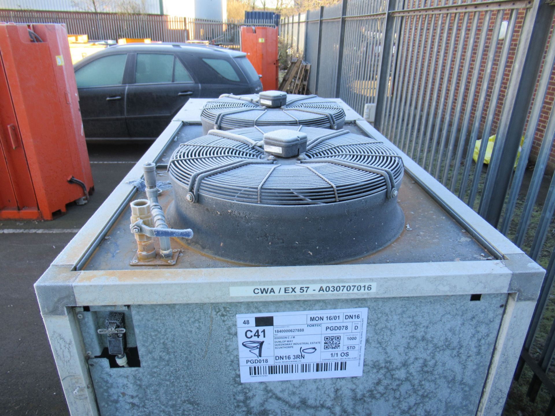 Rhoss industrial water chiller, model number CWA/EX57,66 kW cooling capacity - Image 7 of 14