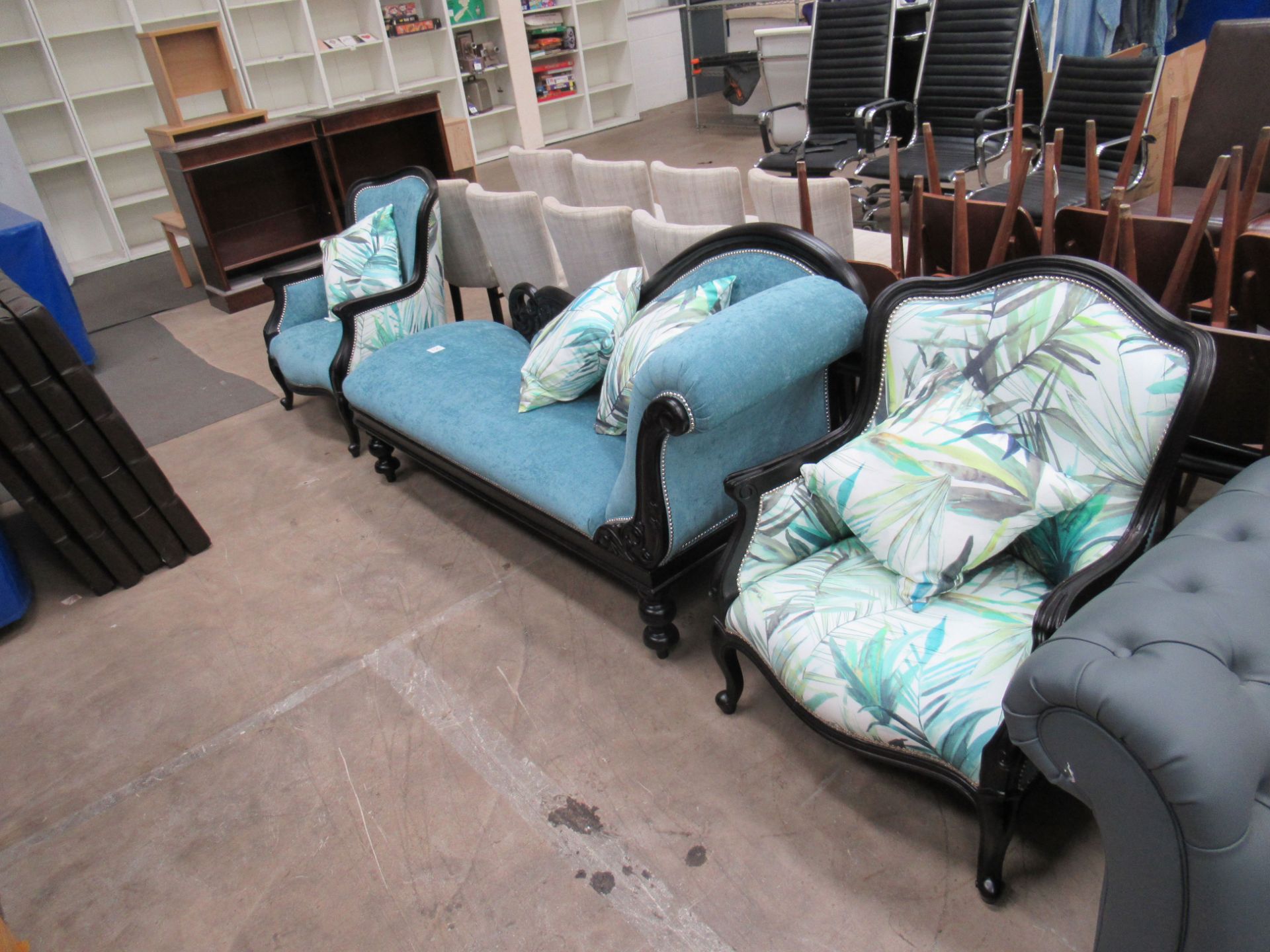 3-Piece 'Summer Suite' Comprising of 2x Armchairs and Chaise Longe