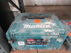 2x Cordless Makita Tools (1x drill, 1x screwdriver - with one battery) in carry case
