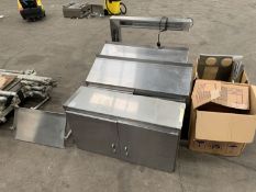Qty of Commercial Catering Items including 3 Stainless Steel Cabinets