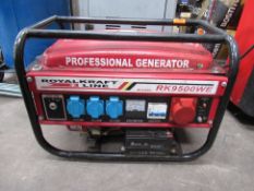 Royal Kraft RK9500W Professional Generator - comes with key