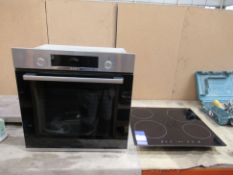 Bosch Integrated Electric Oven together with A Schott Ceran Four Ring Electric Hob