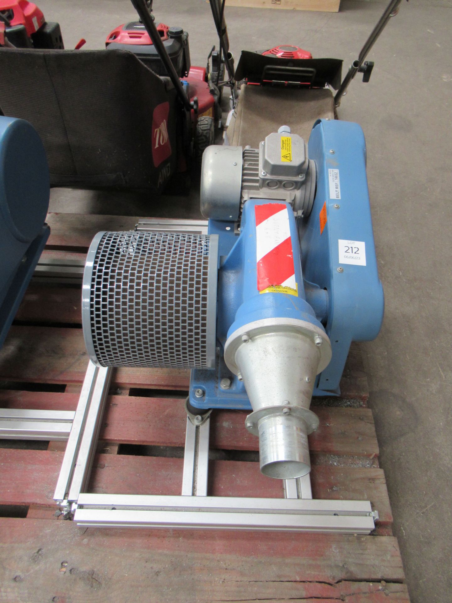 Secomak 580/3 Motor Driven Heater Extraction Centrifuged Fan