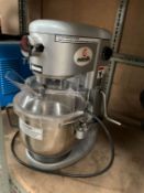 Metcalfe Countertop Commercial Catering Mixer with Hook Attachment