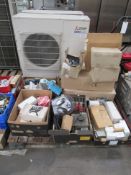 Pallet Contents inc. charging kits and electrical components