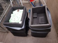 2x Transport Boxes with Foam Protection