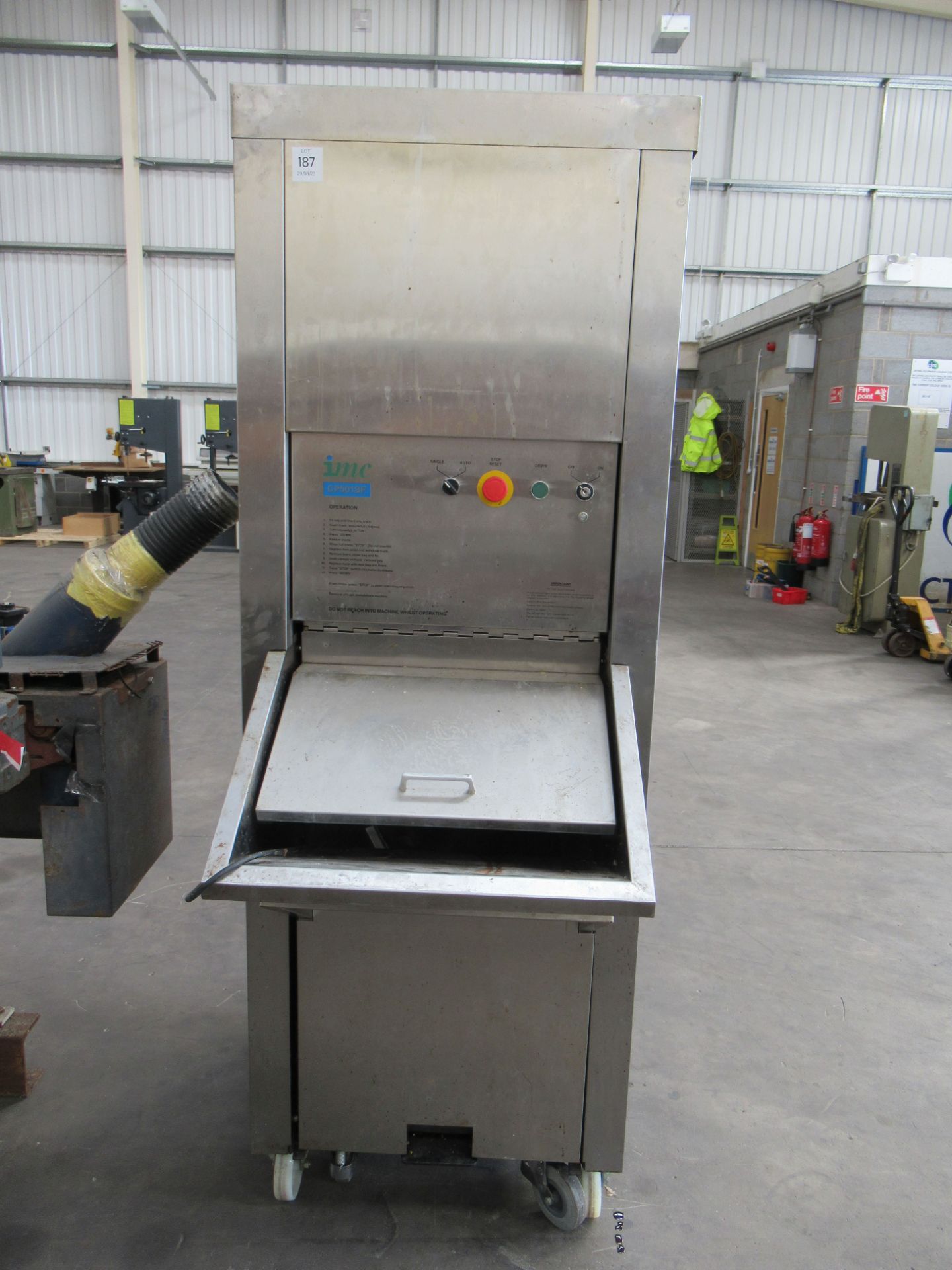 iMC CP501SF Stainless Steel Waste Compactor, 2.8A, 1.1kW, 3ph