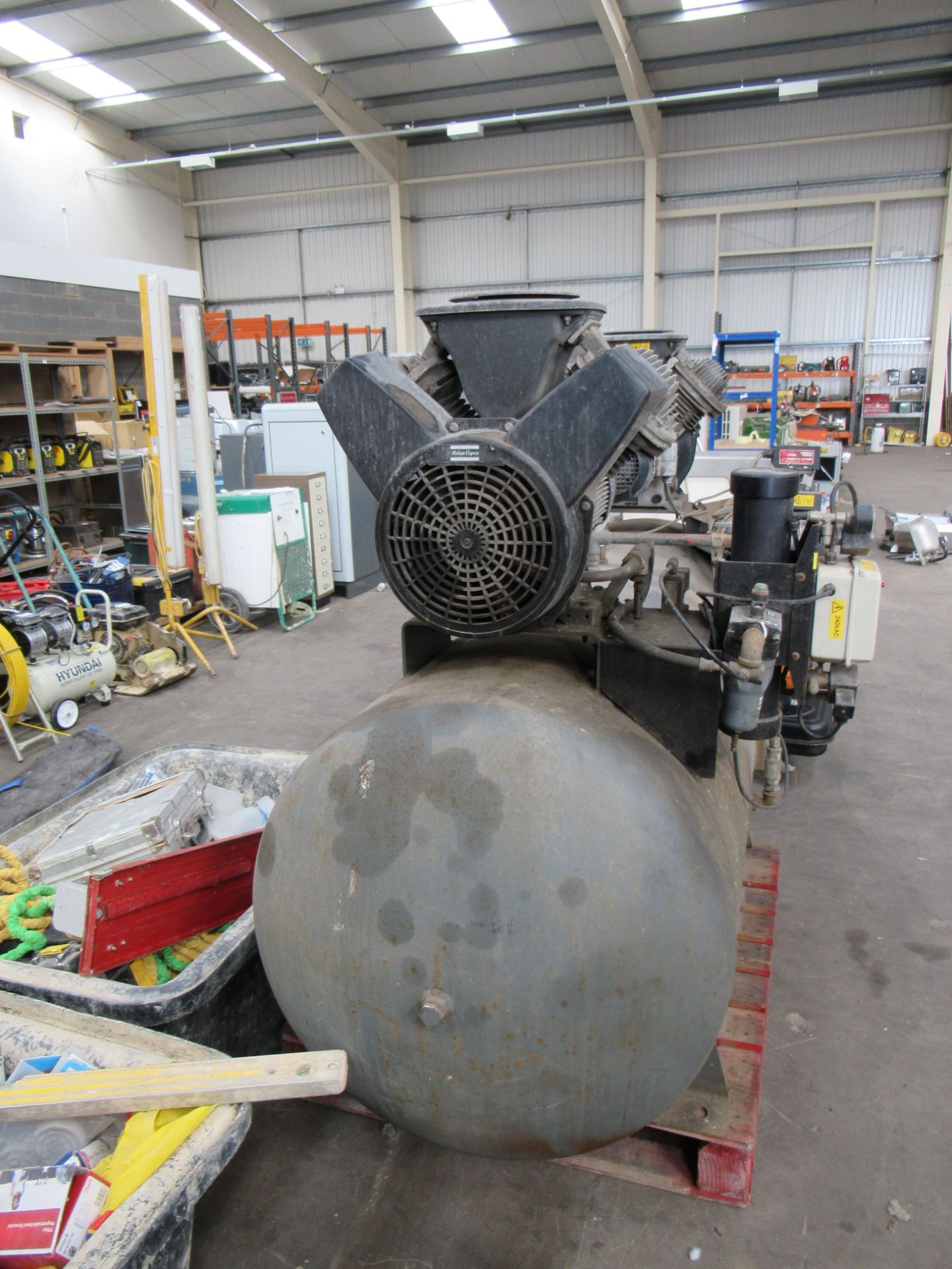 Atlas Copco Twin Head Compressor - Image 5 of 7