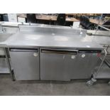 Stainless Steel Commercial Catering Mobile Prep Cabinet with Splashback