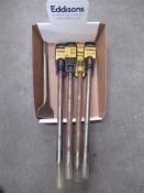 4x DeWalt SDS-Max Breaker Bars & A DeWalt SDS-Max Chisel