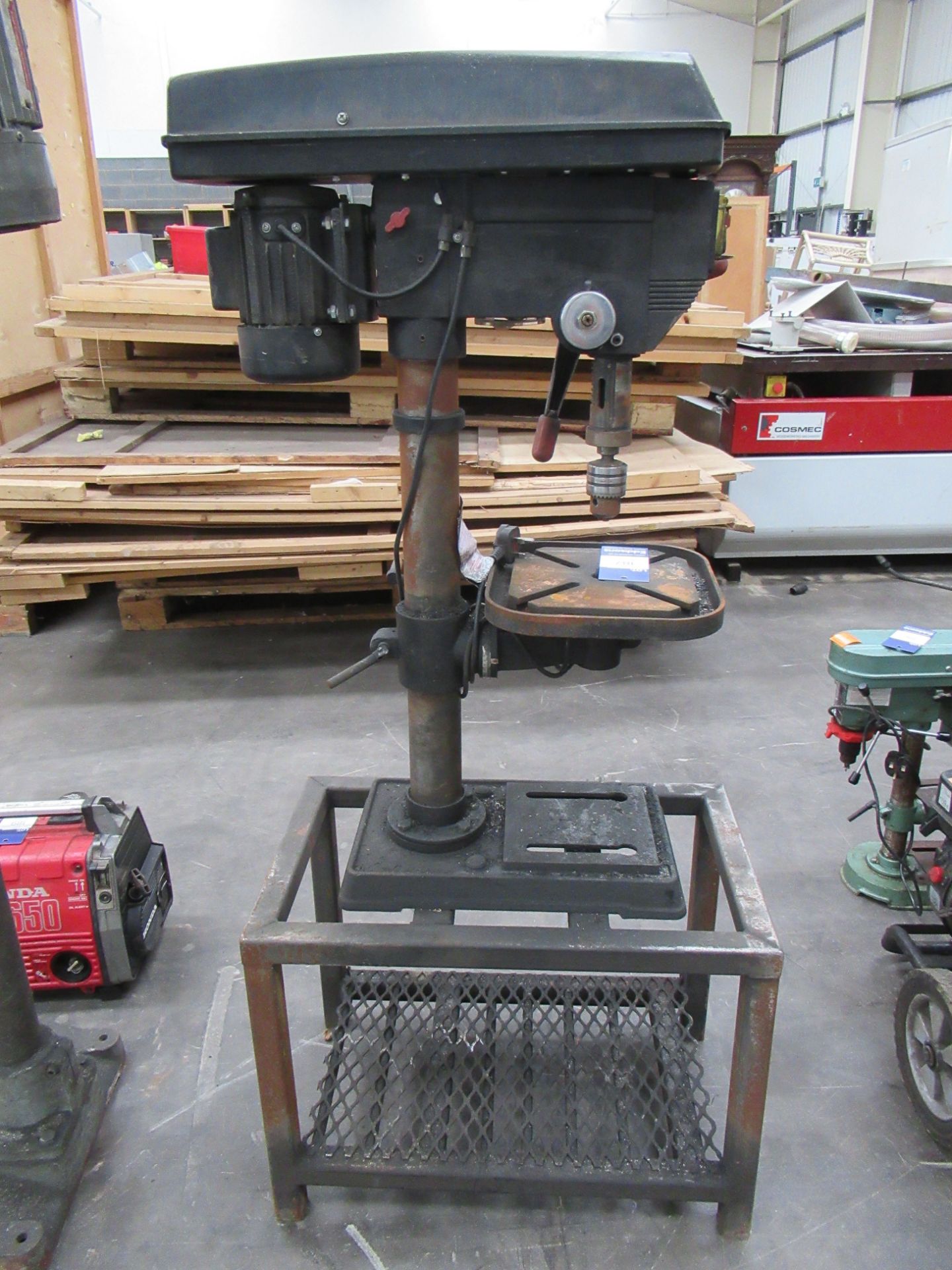 Clarke 'Metalworker' CDP452B Pedestal Drill - 230V - Fabricated to frame - Image 4 of 4