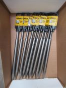 10x DeWalt SDS 250mm Breaker Bars